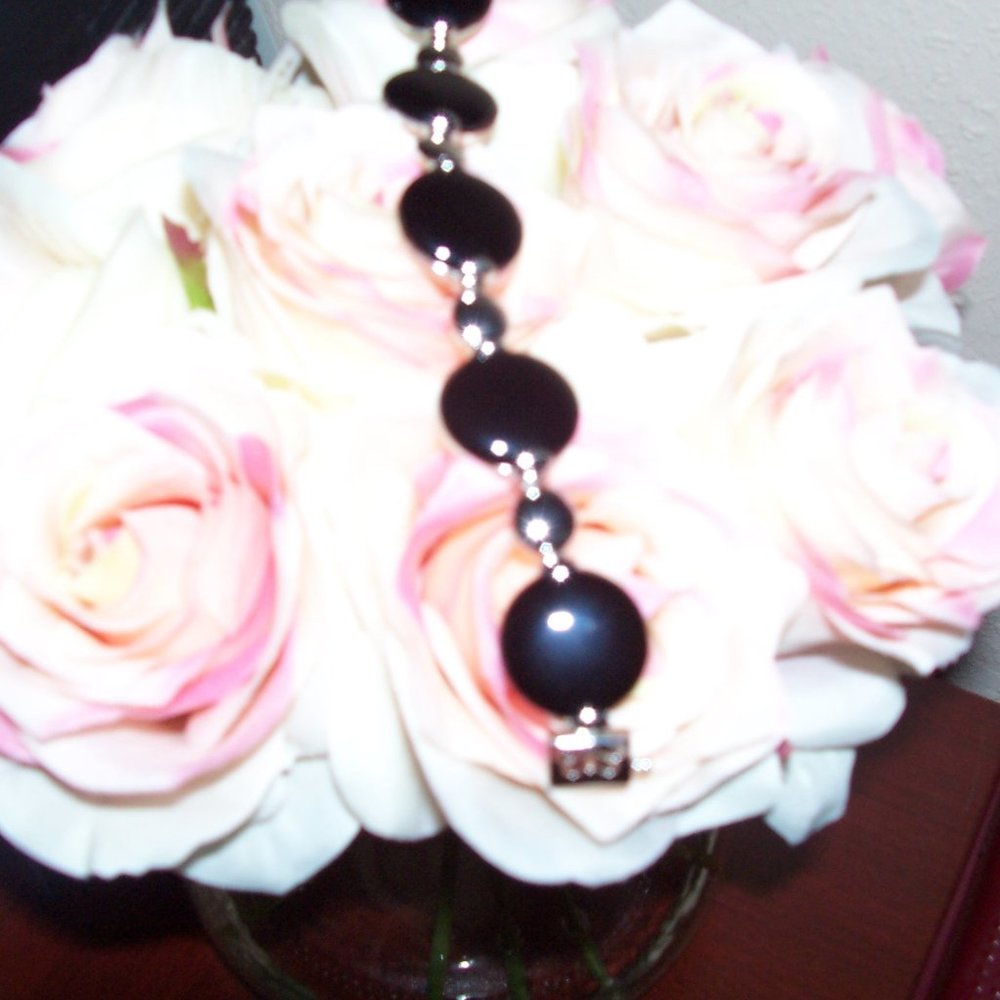 Black agate bracelet